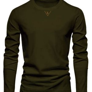 Herren Elegante Weiße Rundhals-T-Shirt mit Tierprint – Hochwertiges Weiches Material, Maschinenwaschbar, Regular Fit Casual Shirt für Herbst/Winter-Ausflüge