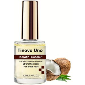 Tinovo Uno Keratine & Nagelversterkende Olie - Verrijkt met C, Hydraterende Nagelriemverzorging, Alcoholvrij, voor Alle Huidtypes, Verzacht Droge Nagelriemen, 12ml
