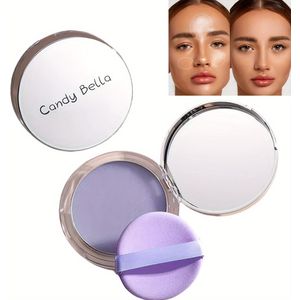 Candy Bella Invisible Magic Translucent Oil-Control Setting Powder Compact – Lichte, langdurige verlichting voor alle huidtinten, lichtgewicht formule met gelijkmatige voor alle huidtypes