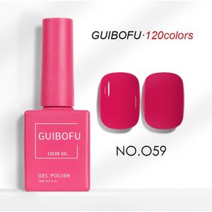 15ml Gel Nagellak Set 120 Kleuren Serie Herfst Glans Finish Semi-Permanente Glitter Pailletten Nagellak Kit Soak Off Vernis voor Manicure Nail Design Eén Kleur Één