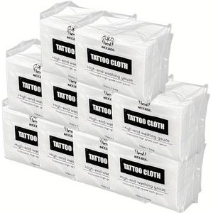 Neebol Ultra-Zachte Wegwerp Tattoo Doekjes - 50st, Niet-Geweven Reinigingsdoekjes voor Body Art & Make-up Verwijdering, Perfect voor Spa, Salon & Thuisgebruik