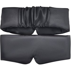 Een vergrote volledige verduisterende slaapmasker met zijdezachte satijnen stof, verduisterend oogmasker