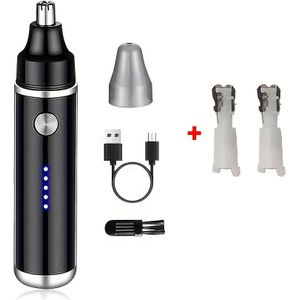 MIGUAN Elektrische - en Oorhaar Trimmer - Pijnloze Gezichtshaarverwijdering, Wenkbrauwverzorgingsapparaat, 500mAh Lithiumbatterij, USB Oplaadbaar, voor Volwassenen 14+, Kunststof Materiaal