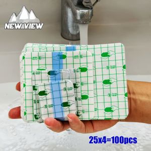 NEW VIEW PU-folie, 200 stuks in 4 maten, zelfklevende verbandverbanden in 4 maten, 100 stuks