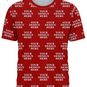 Customizable Men's T-shirt With All- - Add Your Design, Photo, Or Logo | Quick-dry Polyester Fabric | Casual Round Neck Short Sleeve Tee For Casual Attire, Custom T Shirt