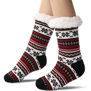 1 heren winter sokken, dikke warmte, geometrisch , acryl 70% polyester 30%, alleen handwas, gebreid materiaal, koude bescherming thuis