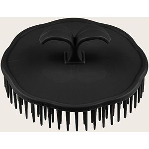 1pc Duurzame ABS-kunststof handvat Siliconen Scalp Massage Kam - Handheld Shampoo Borstel voor Normaal Haar, Plastic Borstel Detangler voor Haarwortel Jeukverzorging, Douche Haar Was Kam