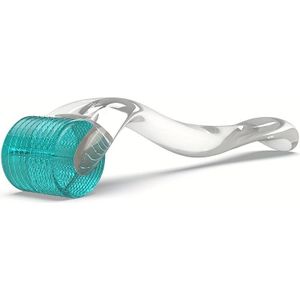 1 stuk Titanium Legering Derma Roller, Naaldlengte 0.25mm, Roestvrij Staal & Kunststof, Geurloos, Handmatig Gebruik voor Huid-, Baard- en Haarverzorging