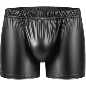 -vormige boxershorts voor heren - Comfortabele elastische taille, skinny pasvorm, gebreid materiaal, zwart, ondergoed|U-vormige boxershorts|Stretchmateriaal