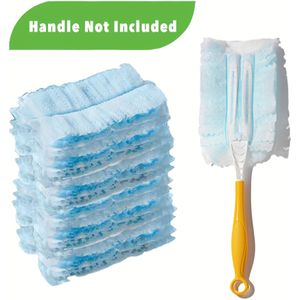 10 Stuks Wegwerp Stofdoek Navullingen - Moeiteloos Vegen voor Elektronica, Meubels, Rolgordijnen en Plafondventilatoren. Autostofverwijderaar