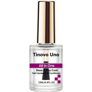 12 Ml Basis- En Toplaag, Nagelverharder En Nagelconditioner, Krachtige Natuurlijke Ingrediënten, Weerstaat Nagelbreuk