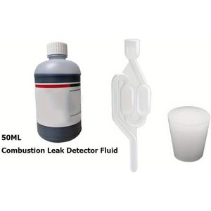 1pc Pvc Combustion Leak Tester Kit, Uncharged Blown Block Detector, 50ml Fluid For 25 Tests, Compatible With Petrol/ Vehicles