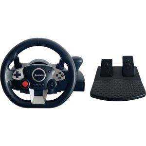 1 set van 270 graden stuurwiel geschikt voor pc-computer, switch/ps4/xbox360 videogame met hoge trillingsfeedback stuurpedaal