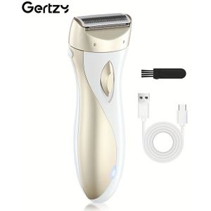 Dames Oplaadbaar Elektrisch Scheerapparaat - Trimmer voor Armen, Benen, Oksels en Bikinilijn, Comfortabele Grip, Ideaal voor Reizen, USB Type-C Opladen, Perfect Kerstcadeau