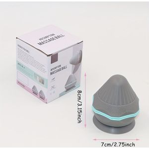 TPE Spiermassagebal voor Yoga - Rug, Arm- en Voetspanning - 1 stuk Gemengde Kleur