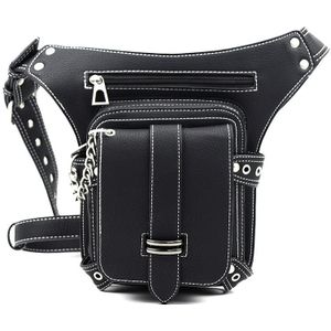 TEMU Halloween Punk Retro Heren Heuptas voor Buiten, Enkele Schouder Crossbody Tas, Dames Mobiele Telefoon Heuptas