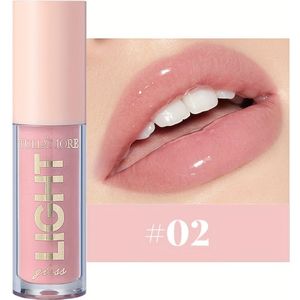 1 Stuk/6 Stuks, Hydraterende Lipolie, Snoep Lipglans, Spiegel Pareloze Naakte Lipgloss In 12 Tinten, Hydraterend En Voedend
