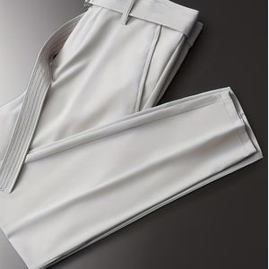 Work Skinny Fit Lange Broek, Polyester, Kleur, Licht Elastisch, Reguliere Lengte, met Riem, voor Volwassenen, Alle Seizoenen