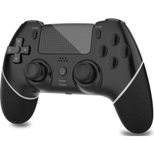 Dradenloze Controller, Compatibel met PS4/PS4 Pro/PS4 Slim met Hall Effect PS4 Controle Joystick 3.5mm Luidspreker 6- Bewegingssensor - Programmering Functie