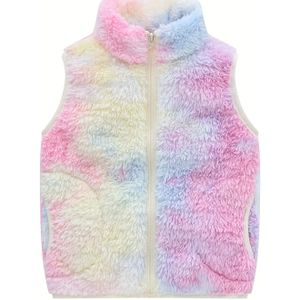 Meisjes Pluche Vest met Zakken