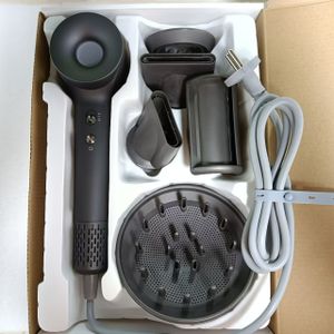 Vijf-in-één borstelvrije motor negatieve ionen haarföhn, sneldrogend, vier kleurtemperatuurcontroles, haar kwaliteit bescherming en styling, laag geluid, negatieve ionen haarföhn