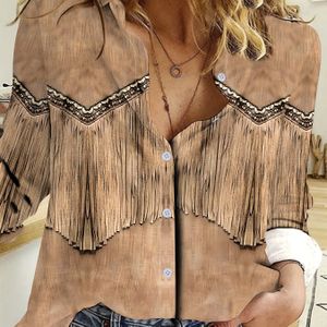 Casual losse gestreepte shirt met een kraag