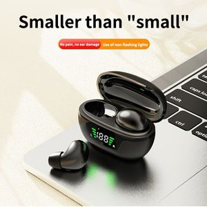 Ultra-compacte draadloze minioordopjes met hoogwaardige geluidskwaliteit, perfect voor kleine oren, USB oplaadbaar, draagbaar ontwerp en touchbediening, oortelefoons