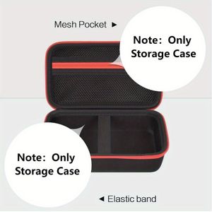 Compacte EVA Opbergkoffer voor Draagbare Luchtpomp & 120 PSI Compressor - Ideaal voor Autobandenspomp, USB-Kabels & Accessoires (Alleen Koffer)