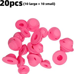 20 stuks Haar Krultangen, Paddestoel- en Bloemvormen, Geen Schade voor Normaal Haar Vrouwen, Een Luie Vriendelijke Sleep- Tool, Krultang, Geen Schade aan Haarkwaliteit, Modieuze Haar Tool