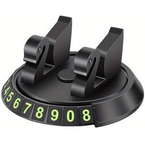 Rotating Car Dashboard Phone Holder, Universal 360° Adjustable Bracket With Anti-slip Silicone Pad And Clip Safety