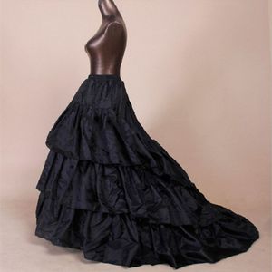 Stijlvolle Witte Bruiloft Crinoline Onderrok met - Romantische Stijl, Polyester, Geen Veren, Perfect voor Bruidsjurken en Formele Evenementen, Trouwjurken voor Bruid