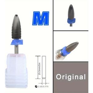 RolinStar 2-Weg Carbide Nagelboorbits - Voor Links- & Rechtshandigen, Stabiele Schacht voor Precisie Pedicure en Manicure