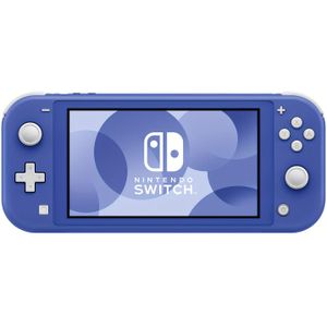 Nintendo Switch Lite Console - Draagbaar Gaming Systeem met 5,5" Scherm, 3-7U, EU/US Stekker Adapter Inbegrepen (Wereldwijde Compatibiliteit), Type-C, Wit-Etiket Ontwerp voor & s - Geen Dock/TV