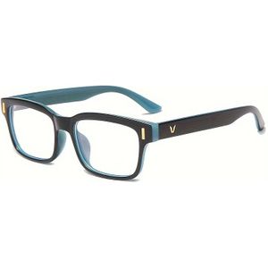 Unisex Brillen: Vermindert Oogbelasting van Digitale Apparaten - Decoratief, Heldere Lens, Geschikt voor Mannen en Vrouwen