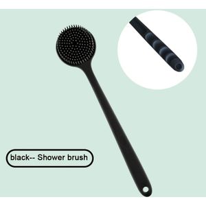 Silicone Long Handle Bath Brush Back Scratcher Back Scrub Brush Soft Scrubber Bath Brush Scrub Towel