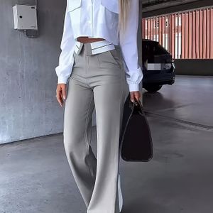 2025 Lente en Herfst Nieuwe Trendy Casual Commuter Elegante Shirtbroek Set met Stijlvol Design voor Vrouwen