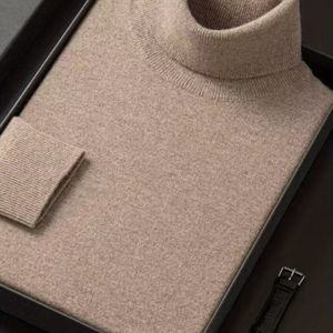 Herren Casual Halskragen Pullover - Zacht Gebreide Lange Mouwen Trui, Kleur, Pasvorm voor Herfst Winter Outdoor & Casual Kleding, Elegant Eenvoudig Design