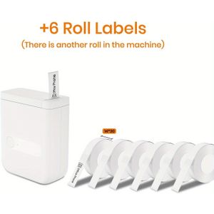 ORICO , Draadloze , Draagbare Mini Sticker Machine met Tape, Thermische Labelprinter, Geschikt Papierformaat: 14mm, Compact voor Keukenopslag, Huisorganisatie, Kantoor