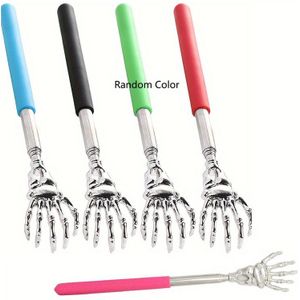 1 stuk RVS Uitschuifbare Rugkrabber met Telescopisch Verstelbare Handgreep (8,3-22,8") - Zware Uitschuifbare Massager & Jeukverlichter - Draagbare Handmatige Rugkrabber voor Reizen, (Geen )