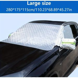 Protect From All Weather With This Sun Shade Windshield Snow Cover, Waterproof, Uv & Snow Resistant + Built-in Magnetic Suction!