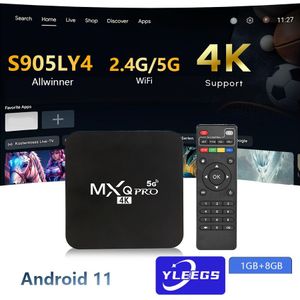 MXQPRO Smart Mini TV Box | H313 -core chip, 11 systeem, 1GB RAM, 8GB opslag, 2.4/5GHz Wi-Fi, wandmontage of TV-plaatsing, ondersteunt USB-voeding, compatibel met de meeste TV's