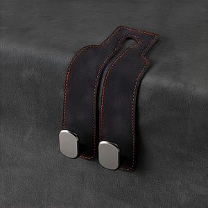 Autostoel Rugbeschermer met Verborgen Haakontwerp - Gemaakt van PU Leer, Geschikt voor Diverse Automodellen