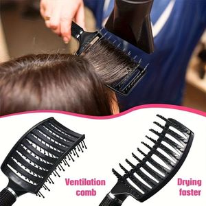 Scalp Massage & Ontklitkam - Haarborstel voor Snelle Styling, Scalpkare Voor Alle Haren (/Golvend/Krullend), Duurzame Plastic Borstels - Ideaal Cadeau,, s - School, Kerstmis, Hoofdverzorging