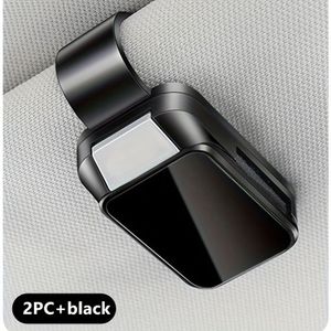 2 stuks Autobrilhouder Multifunctionele Auto Brilstandaard Zonnescherm Opbergaccessoire voor in de auto/interieur