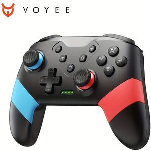 VOYEE 6- Draadloze Gaming Controller met Meeslepende Trillingen & Programmeerbare Knoppen - voor Switch, voor Switch Lite OLED & Pro