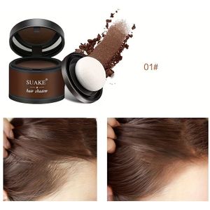 Haarlijn Vulpoeder, Gezichtsschaduw Contouren Poeder, Wenkbrauwpotlood, Haaruitval en Schaduwwulpulver, Draagbaar Multifunctioneel Haarlijn Modificatie Poeder, Natuurlijke Contourende Poeder