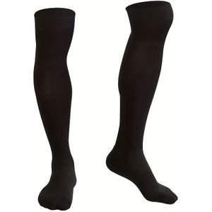 1/5/15/25/35 Paar voetbalsokken voor heren en dames, kniehoge lange sokken voor voetbal, honkbal, basketbal, skateboard, rugby, tennis, badminton, ademende sportieve sokken met schokbestendigheid