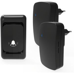 2 Draadloze Zenders en 1 Ontvanger voor Binnen, Draadloze Zender voor Buiten en 2 Ontvangers voor Binnen, Draadloos Overdracht, Meerdere Muziekopties