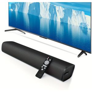 Soundbars voor Smart TV, 50W Kleine Soundbars met ARC/Optische/AUX Aansluiting, TV Soundbar Surround voor Home Theater Audio