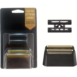 Professioneel 5 Finale Scheer- en Vormgevingsvervangingsset, en Cutter Bar Assembly, Compatibel met Wa*hl Model 7043-100, 7031-100, Ongeurende, Baard en Snor, Geen Elektriciteit of Batterij Nodig